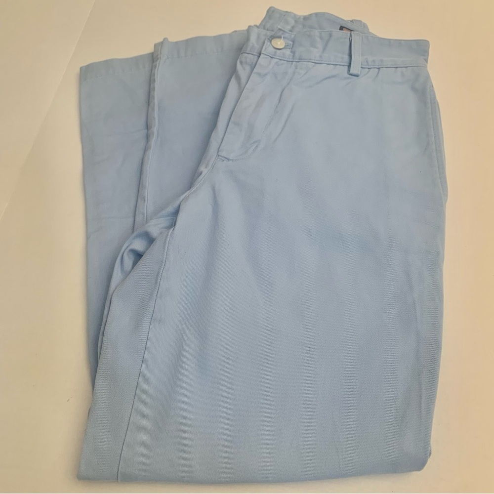 VINEYARD VINES Light Blue Cotton Twill Club Pant